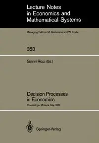 Decision Processes in Economics - Ricci Gianni