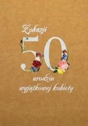 Kartka okolicznościowa eko Urodziny 50 TS51 - Trend