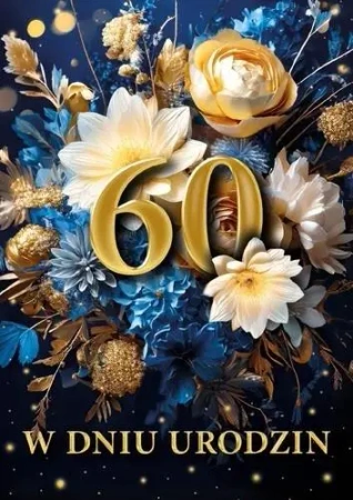 Karnet B6 3D Urodziny 60 - Armin Style