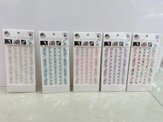 Zestaw do zdobienia twarzy diamenciki MIX - ADAR