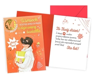 Karnet Urodziny 14 chłopiec - Kukartka