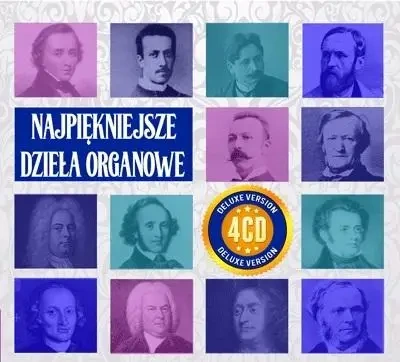 Najpiękniejsze Dzieła Organowe 4CD - praca zbiorowa