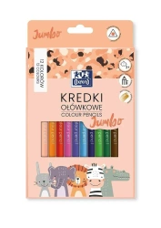 Kredki ołówkowe Kids Jumbo 12 kolorów - Oxford