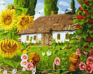 Malowanie po numerach - Sercu miły kraj 40x50cm - Ideyka