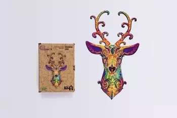 Puzzle drewniane eko 95 Szlachetny jeleń A3 - PuzzleOK
