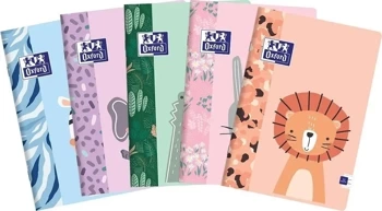 Zeszyt A5/32K linia podwójna kolorowa Kids (10szt) - Oxford