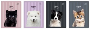 Zeszyt A5/32K 3kol linia 70g UV Puppy Sign (10szt) - INTERDRUK