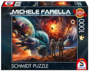 Puzzle PQ 1000 Michele Farella Kosmiczna Podróż G3 - Schmidt