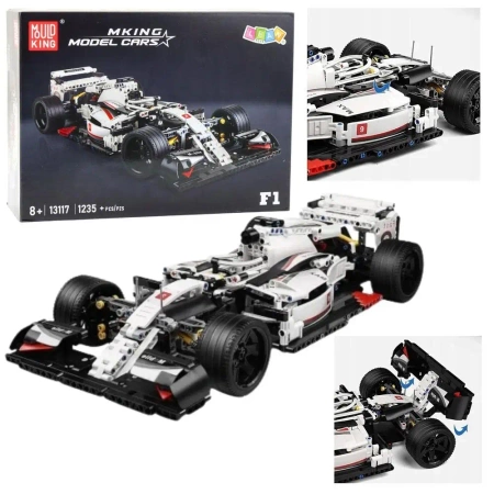 Klocki konstrukcyjne Wyścigówka F1 1235el - Leantoys