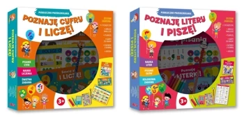 Pudełeczko przedszkolaka Poznaję cyfry i liczę! + Poznaję litery PAKIET - praca zbiorowa