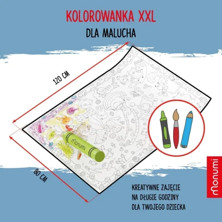 Kolorowanka Podłogowa XXL. Zabawa - praca zbiorowa