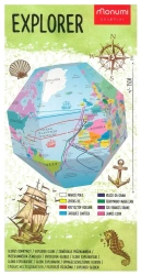 Globus 3D do składania - Odkrywca - praca zbiorowa