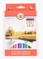 Kredki Omega Jumbo 12 kolorów - Koh-I-Noor