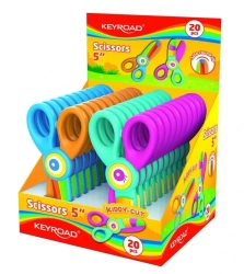 Nożyczki szkolne Kiddy-cut plastikowe (20szt) - Keyroad