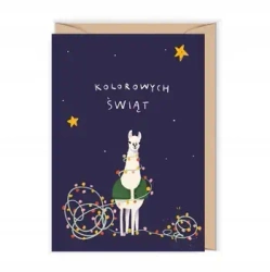 Kartka Boże Narodzenie 12 x 17 cm