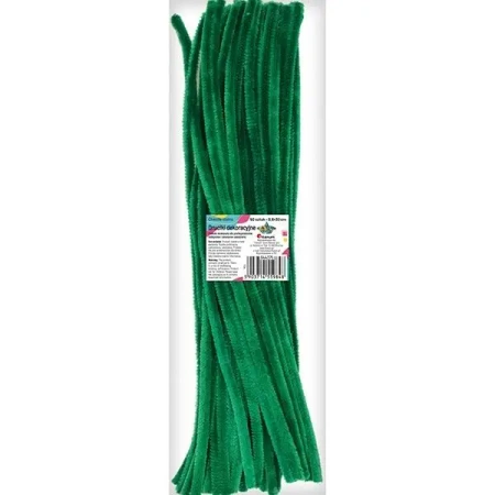 Druciki dekoracyjne 0,6x30cm ciemnozielone 50szt - Titanum