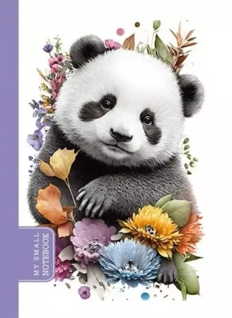 Notatnik ozdobny 105x148/48K gładki TW Panda - Fresh