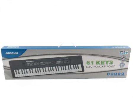 Keyboard muzyczny B/O z mikrofonem 61 klawiszy - Madej