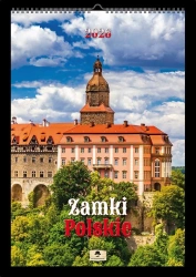 Kalendarz 2026 ścienny zamki polskie - Pan Kalendarzyk