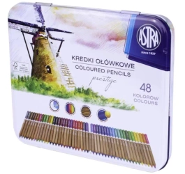 Kredki ołówkowe Prestige 48 kolorów ASTRA - ASTRA papiernicze