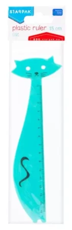 Linijka plastikowa 15cm Kot - STARPAK