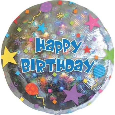 Balon foliowy Urodziny standard 43cm - Amscan