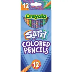Kredki ołówkowe Swirl 12 kolorów CRAYOLA
