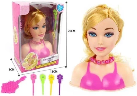 Głowa do czesania z akcesoriami - Merkpol