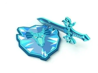 Tarcza rycerska lodowa 41cm - PAPO