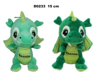 Smok "Kraków" zielony 15cm MIX - Sun-Day