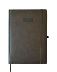 Kalendarz 2026 A4 LUX tygodniowy V3 brązowy K-A4T L - AVANTI