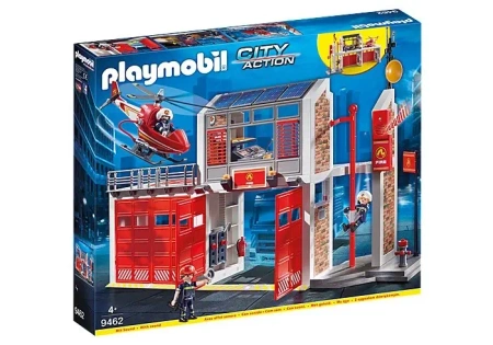 Zestaw z figurkami City Action 9462 Duża remiza strażacka - Playmobil