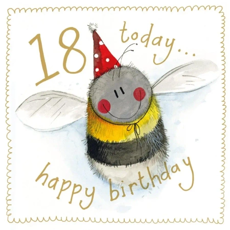 Karnet Urodziny 18 S541 Pszczółka - Alex Clark