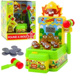 Uderz Młotkiem Kreciki gra interaktywna - Leantoys