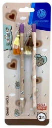 Ołówki z przywieszką Astrapen Animals Choco 2szt. blister - ASTRA art-pap