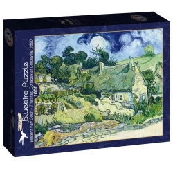 Puzzle 1000 Domki krytę strzechą, Vincent van Gog - Bluebird Puzzle