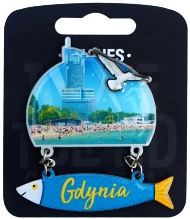 Magnes I love Poland Gdynia ILP-MAG-D-GDY-25 - Pan Dragon