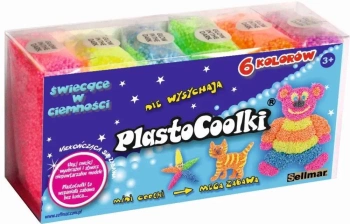 PlastoCoolki świecące 6 sztuk - Sellmar