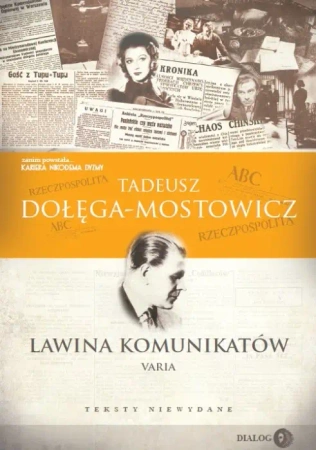 Lawina komunikatów. Varia - Tadeusz Dołęga-Mostowicz