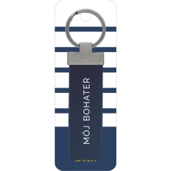 Brelok prezentowy z napisem Mój Bohater - Be-Happy Gifts