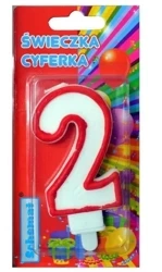 Świeczka cyferka 2 - Schemat