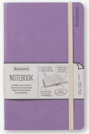 Bookaroo Notatnik Journal A5 - Jasny fiolet - IF