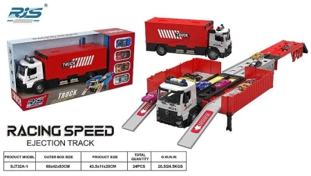 Ciężarówka z rozkładaną naczepą światło dźwięk - ADAR