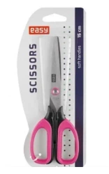 Nożyczki szkolne 15cm różowe EASY - Easy Stationery
