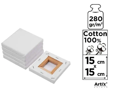 Podobrazie mini 15x15cm 280g/m2 - Artix