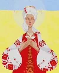 Malowanie po numerach - Matką jest Ukraina 4050cm - Ideyka