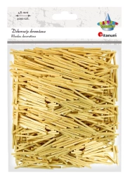 Patyczki drewniane zapałki.  48mm przekrój 2mm naturalne. 1000 sztuk - Titanum