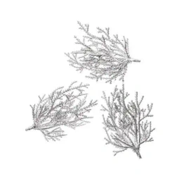Gałązki srebrne 9cm 3szt - Dalprint dpCraft