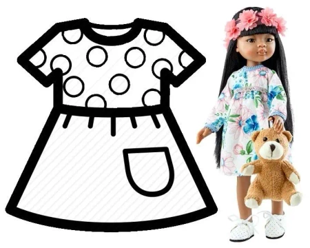 Ubranko dla lalek 32cm - Paola Reina