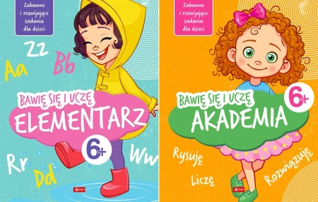 Bawię się u uczę 6+ Akademia + Elementarz PAKIET - Iwona Baturo